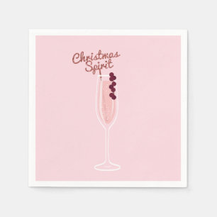 Guardanapo De Papel Natal cor-de-rosa