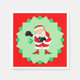 Guardanapo De Papel Natal Criativo de Boxe