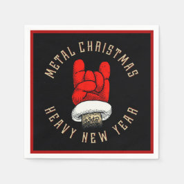 Guardanapo De Papel Natal de Metal Pesado