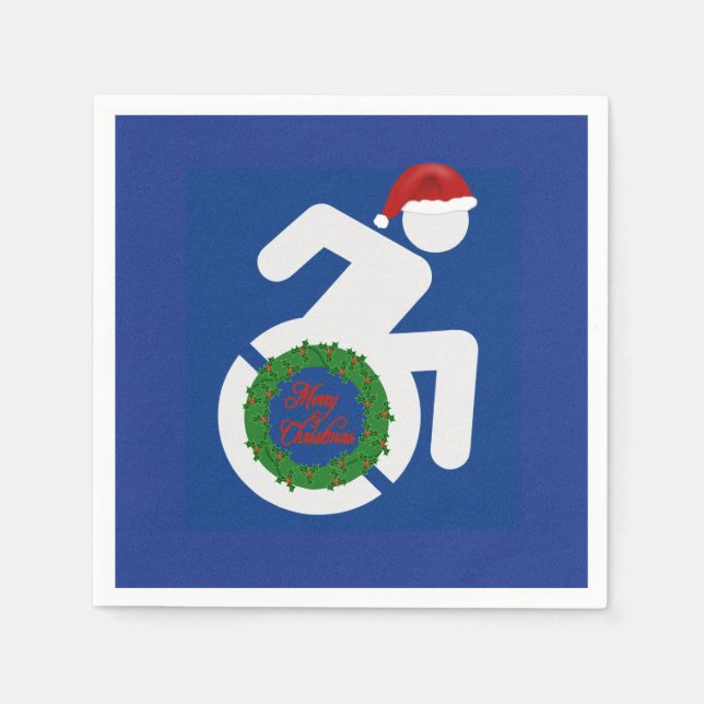 Guardanapo De Papel Natal Deficientes (Frente)