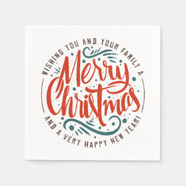 Guardanapo De Papel Natal Deseja Napkins