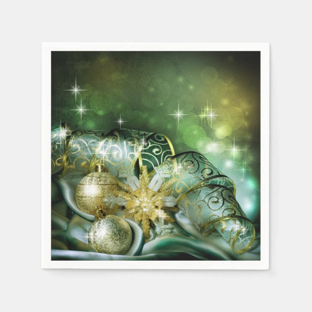 Guardanapo De Papel Natal dos Estilos Clássicos (Frente)