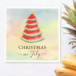 Guardanapo De Papel Natal em julho Melancia