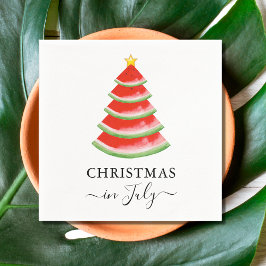 Guardanapo De Papel Natal em julho Melancia