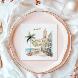 Guardanapo De Papel Natal em Puerto Vallarta | Férias Tropicais