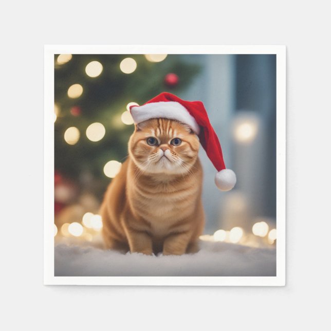 Guardanapo De Papel Natal Exótico (Frente)