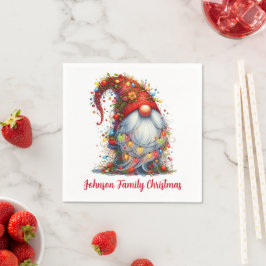 Guardanapo De Papel Natal Gnomo