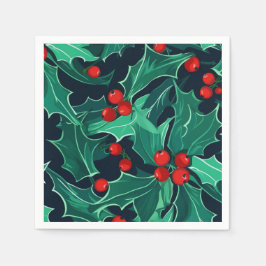 Guardanapo De Papel Natal Holly