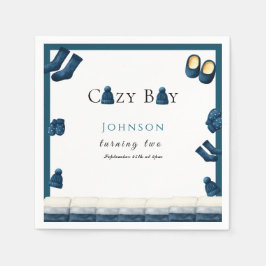 Guardanapo De Papel natal, inverno aconchegante, fazendo dois