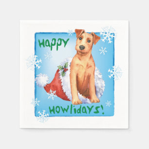 Guardanapo De Papel Natal - Irlandês Terrier Napkins