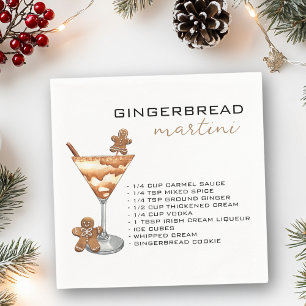Guardanapo De Papel Natal Martini Cocktail Receita Gingerpão