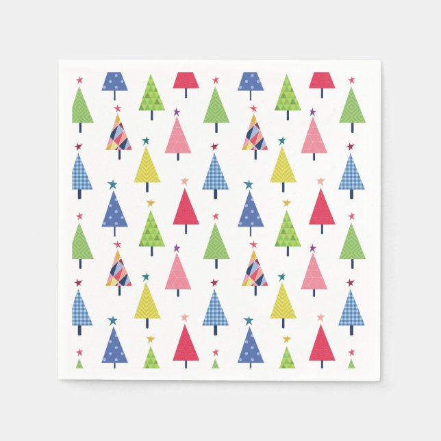 Guardanapo De Papel Natal moderno (Frente)