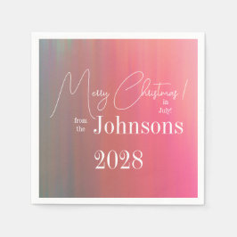 Guardanapo De Papel Natal no festival da família de julho