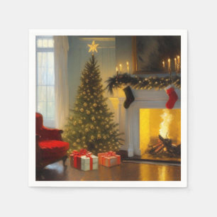 Guardanapo De Papel Natal pelo Fogo