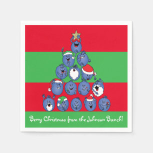 Guardanapo De Papel Natal personalizado Napkins "Berry Christmas"