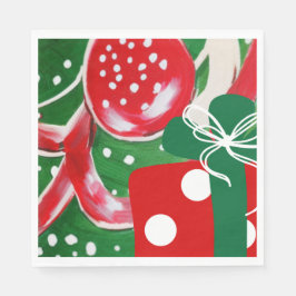 Guardanapo De Papel Natal presente