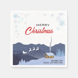 Guardanapo De Papel Natal Russo | FELIZ ANO NOVO | Oferta de Papais no