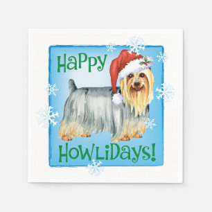 Guardanapo De Papel Natal Silky Terrier Napkins