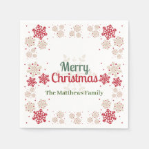 Natal Verde Vermelho Floco de Neve