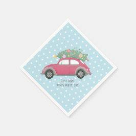 Guardanapo De Papel natal, xmas, babyboy, árvore de natal, carro