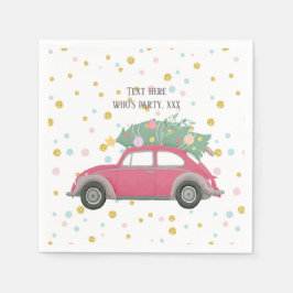 Guardanapo De Papel natal, xmas, babyboy, árvore de natal, carro