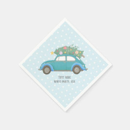 Guardanapo De Papel natal, xmas, babyboy, árvore de natal, carro