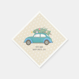 Guardanapo De Papel natal, xmas, babyboy, árvore de natal, carro