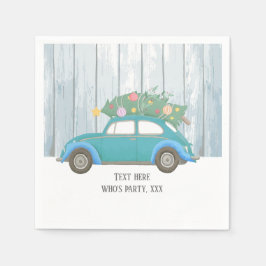 Guardanapo De Papel natal, xmas, babyboy, árvore de natal, carro