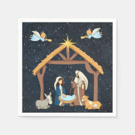 Guardanapo De Papel Natividade de Jesus no Natal