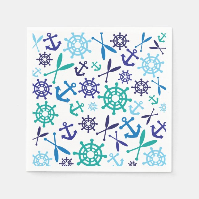 Guardanapo De Papel Náutico (Frente)