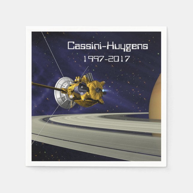 Guardanapo De Papel nave espacial Cassini Huygens Saturn (Frente)