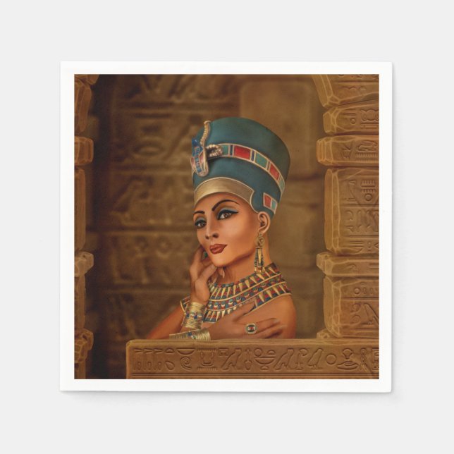 Guardanapo De Papel Nefertiti - Neferneferuaten (Frente)