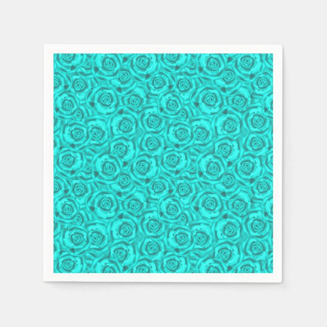 Guardanapo De Papel neon azul (Frente)