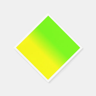 Guardanapo De Papel Neon Green and Neon Yellow Ombré  Shade Color Fade