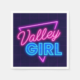 Guardanapo De Papel Neon Valley Girl