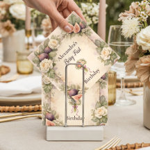 Neutral Fig Floral 1st Birthday