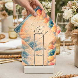 Guardanapo De Papel Neutral Space Planets Stars Baby Shower