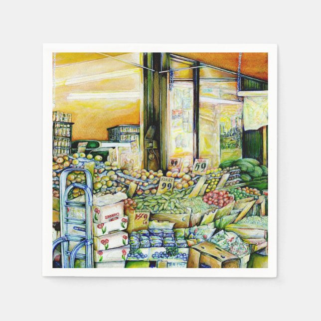 Guardanapo De Papel Neutralização da Gênese Artística (Frente)