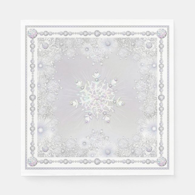 Guardanapo De Papel Neve branca (Frente)