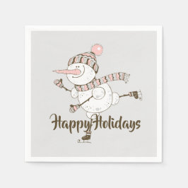 Guardanapo De Papel Neve De Pé De Gelo Whimsso