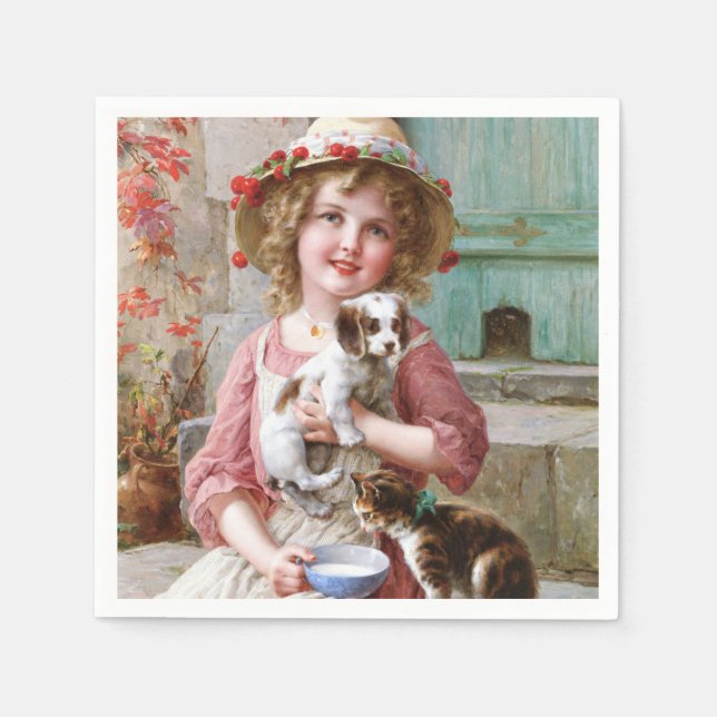 Guardanapo De Papel New Friends - Emile Vernon  (Frente)