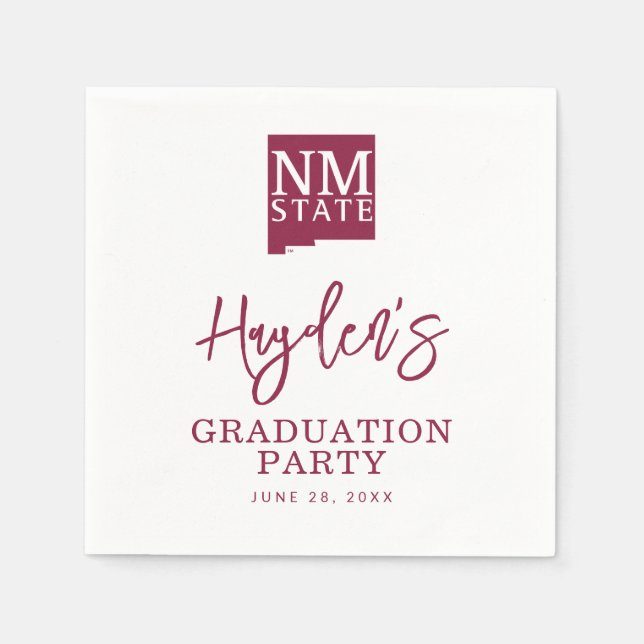 Guardanapo De Papel New Mexico State University Graduation (Frente)