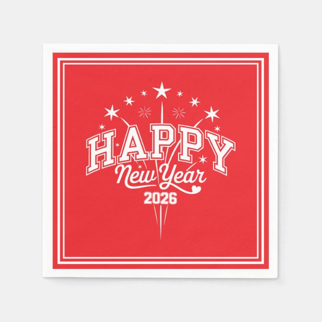 Guardanapo De Papel New Year (Frente)