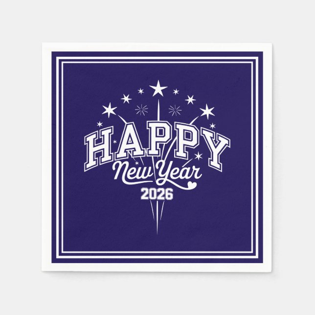 Guardanapo De Papel New Year (Frente)