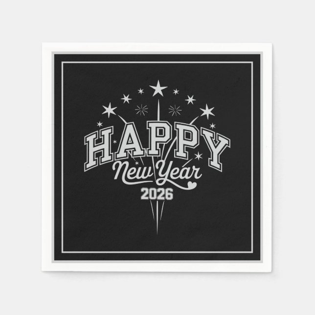 Guardanapo De Papel New Year (Frente)
