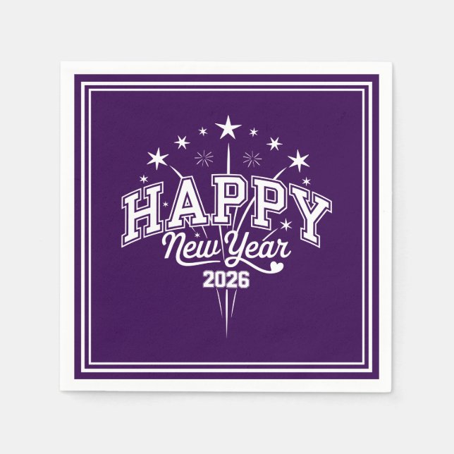Guardanapo De Papel New Year (Frente)