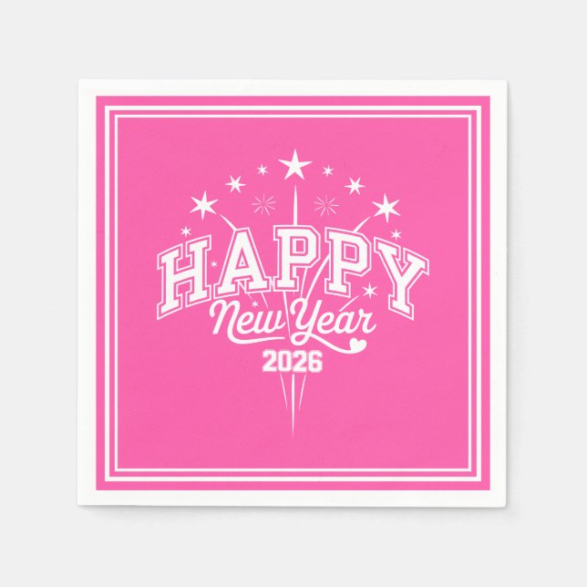 Guardanapo De Papel New Year (Frente)