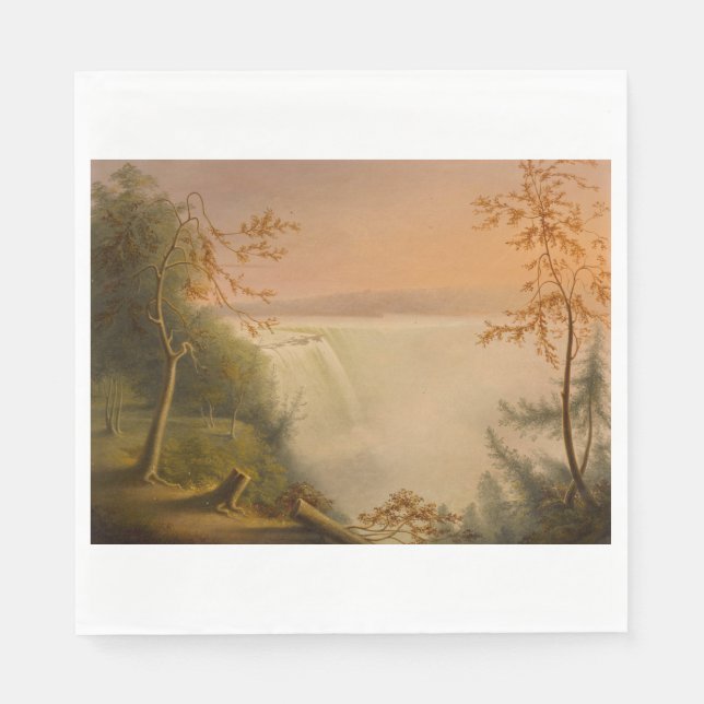 Guardanapo De Papel Niagara Falls (Faixas de Ferradura) (Rembrandt Pea (Frente)
