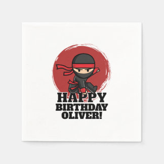 Guardanapo De Papel Ninja Birthday Party