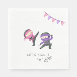 Guardanapo De Papel Ninja Party Paper Napkins